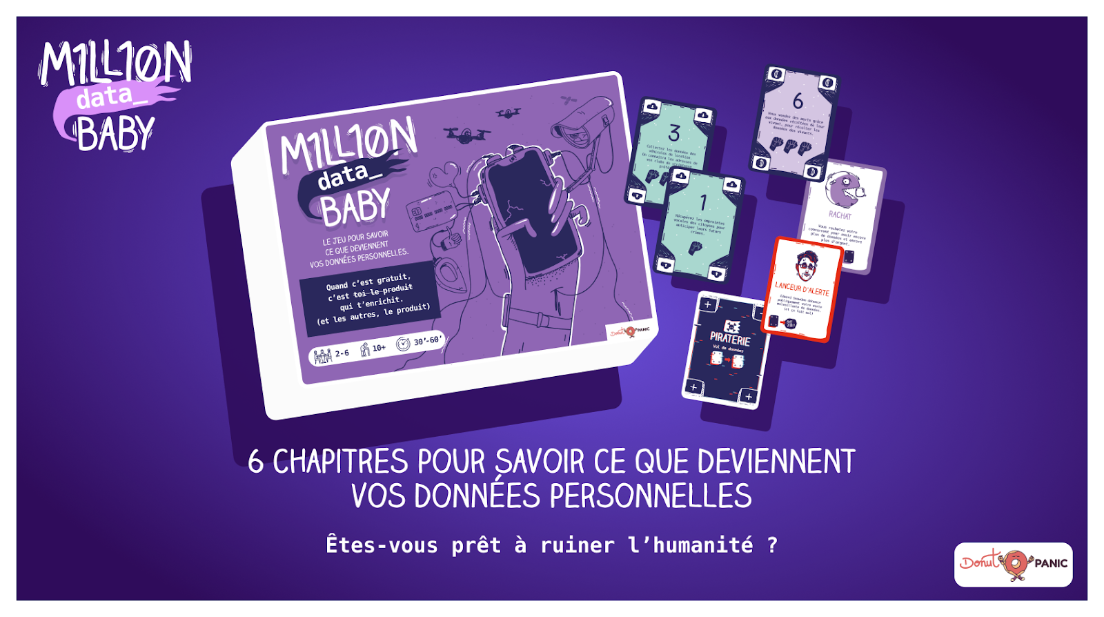 Million Data Baby : un jeu pour comprendre ce qu’il advient de vos données personnelles et comment les protéger